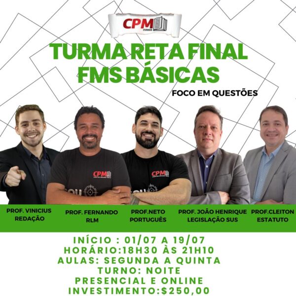 TURMA RETA FINAL FMS BASICAS