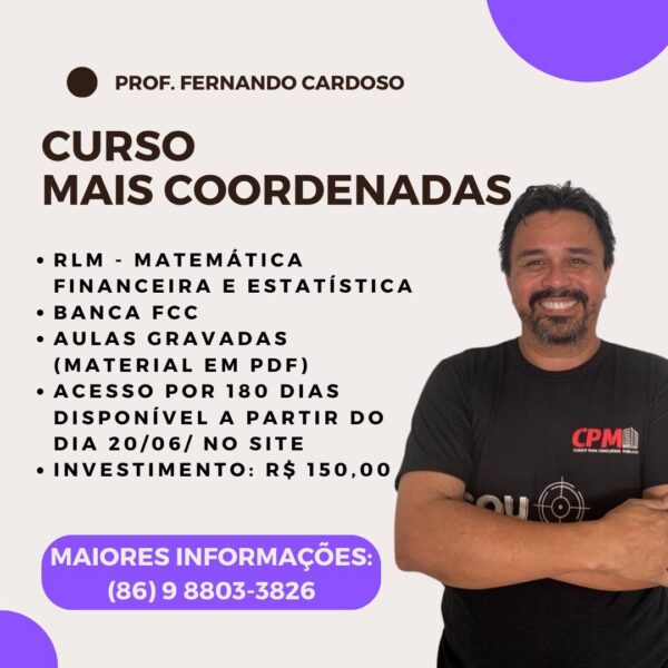 CURSO MAIS COORDENADAS