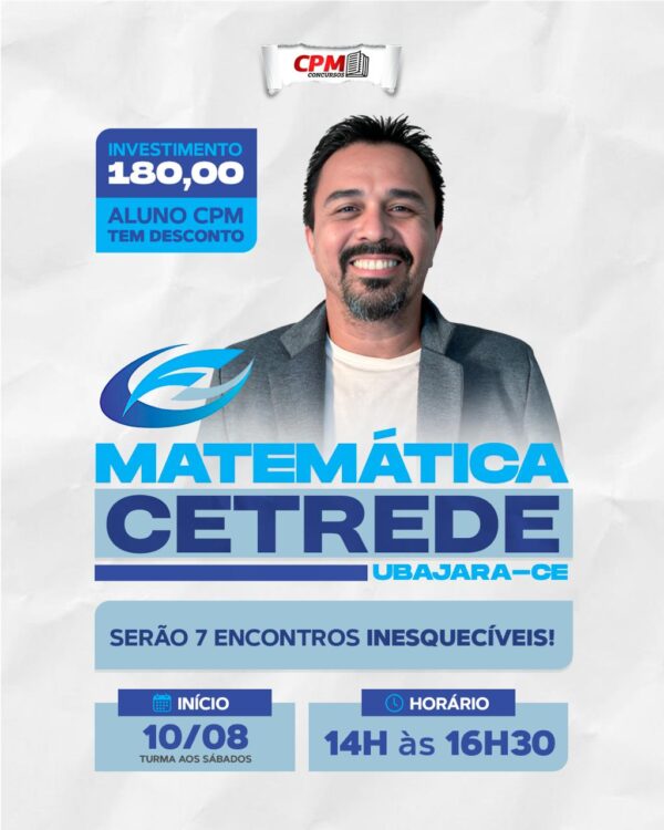 TURMA CETREDE MATEMÁTICA