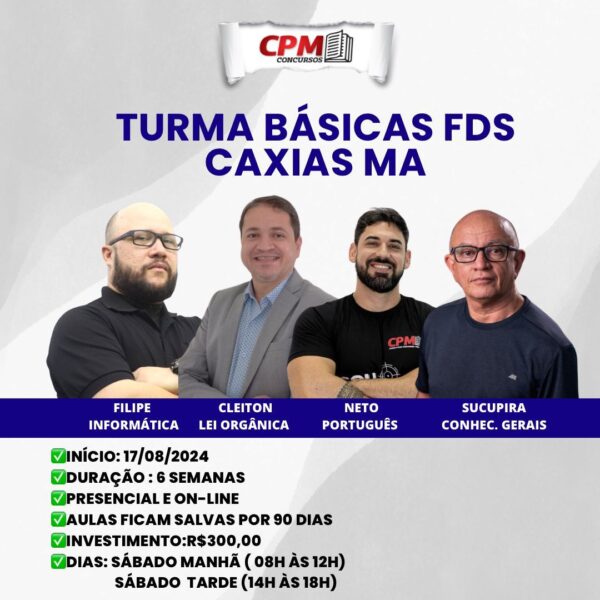 Turma básicas CAXIAS FDS