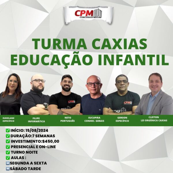 TURMA CAXIAS EDUCAÇÃO INFANTIL