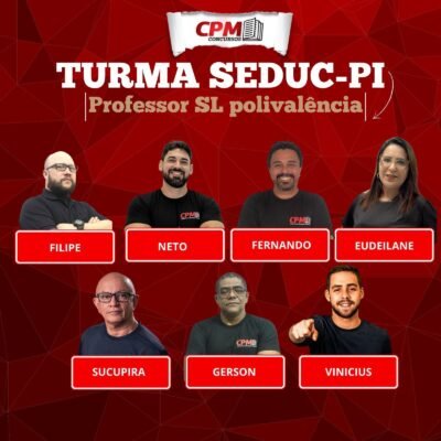 Turma SEDUC PI- PROFESSOR DE AREA