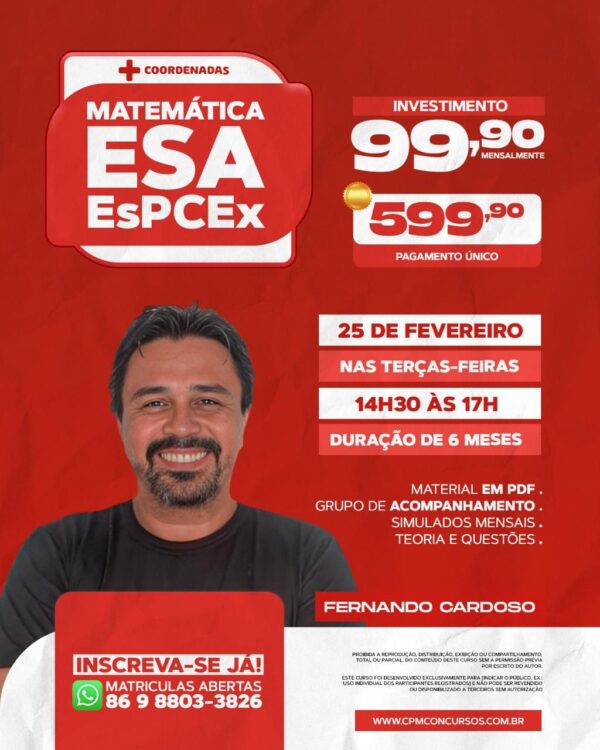 Matemática ESA/EsPCEx