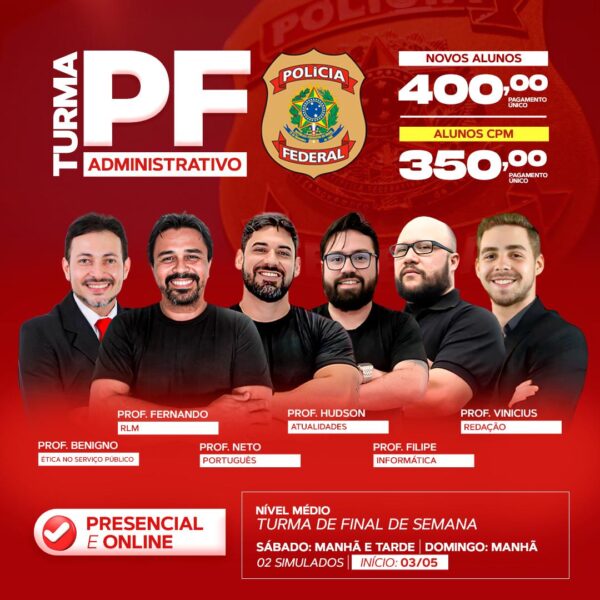 TURMA PF ADMINISTRATIVO fds