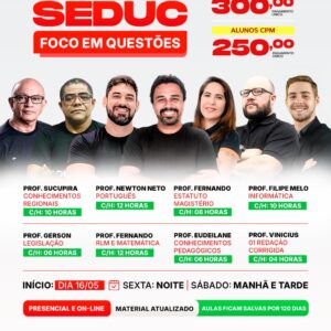 TURMA SEDUC COM FOCO EM QUESTÕES