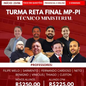 Turma Reta Final MP-PI (Técnico Ministerial)