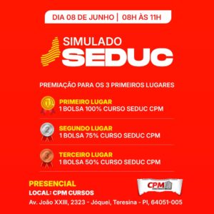 Simulado Seduc - CPM Concursos