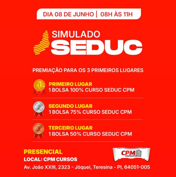 Simulado Seduc - CPM Concursos