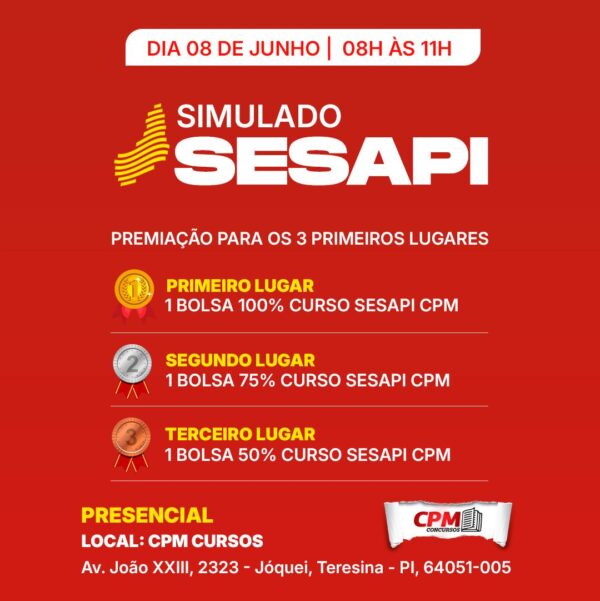 Simulado Sesapi - CPM Concurso