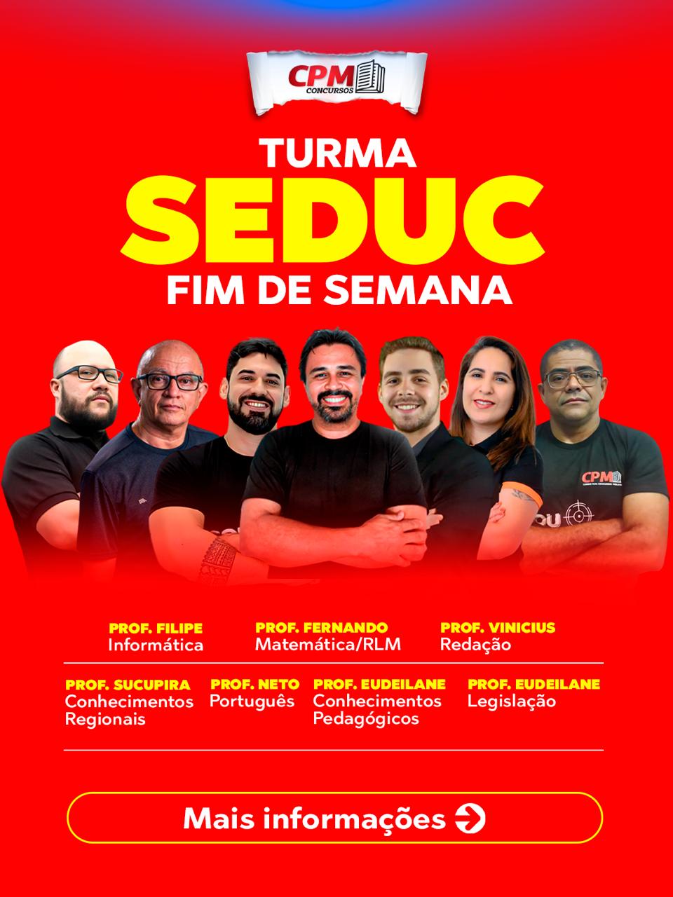 Nova Turma SEDUC FDS