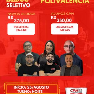 TURMA SELETIVO SEDUC POLIVALÊNCIA