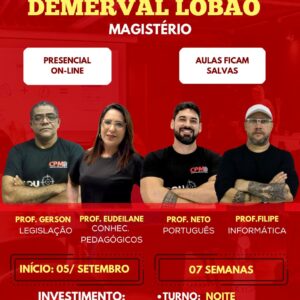 TURMA BÁSICAS MAGISTÉRIO DEMERVAL LOBÃO
