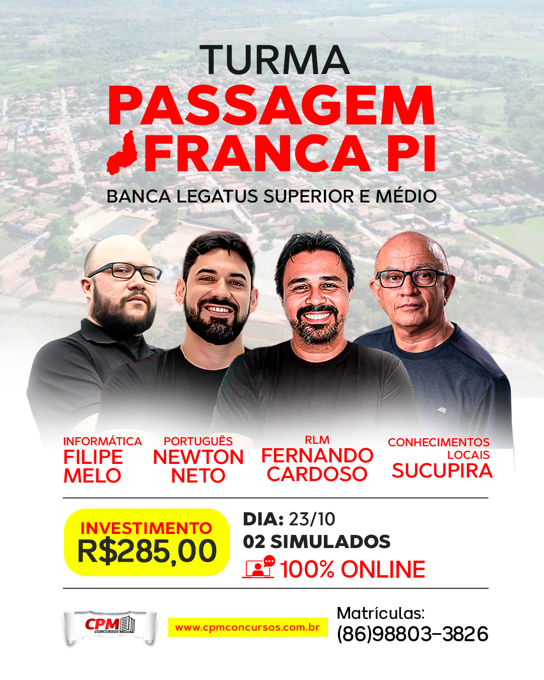 Turma Passagem Franca PI – Superior e Médio