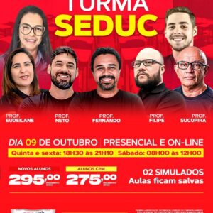 TURMA SEDUC LANÇAMENTO