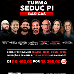 Turma SEDUC PI - Básicas Black Friday