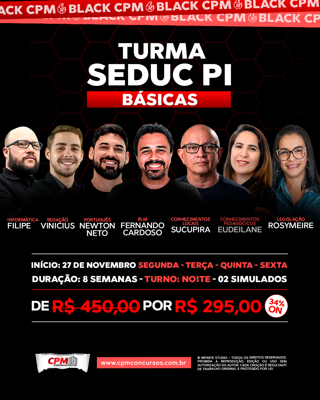 Turma SEDUC PI – Básicas Black Friday