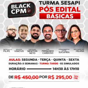 Turma SESAPI Black Friday - Tarde