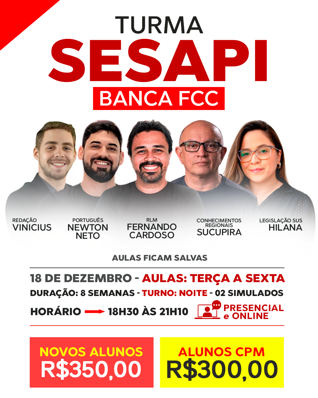 Turma SESAPI Pós Edital