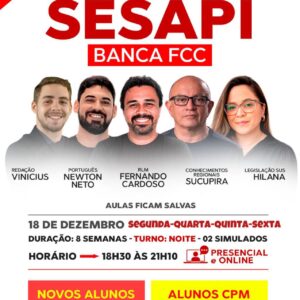 Turma SESAPI Pós Edital