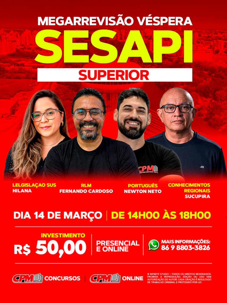 Megarrevisão Véspera SESAPI – Superior