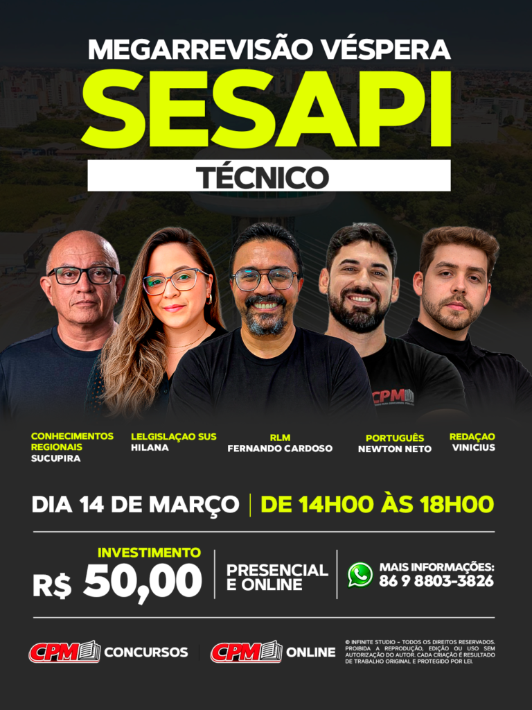 Megarrevisão Véspera SESAPI – Técnico