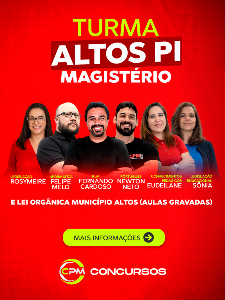📚 TURMA ALTOS – PI | MAGISTÉRIO