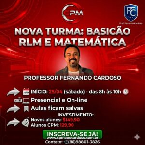 Nova Turma: Basicão RLM e Matemática
