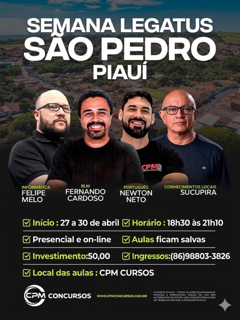 Semana Legatus – São Pedro do Piauí