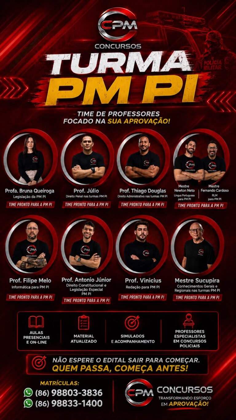 Turma PM PI Pós Edital