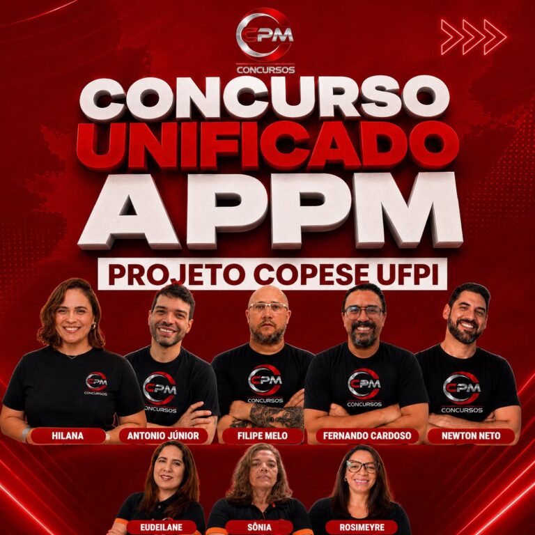 Concurso Unificado APPM - TURMA TÉCNICO/MÉDIO