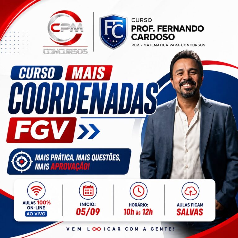 Curso Mais Coordenadas Com Foco na FGV